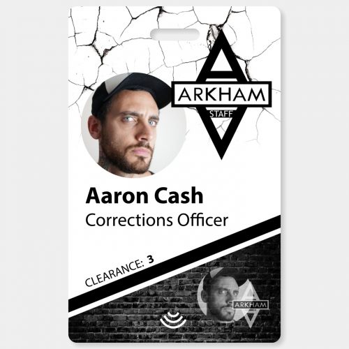 Arkham Asylum Staff ID Badge FRONT