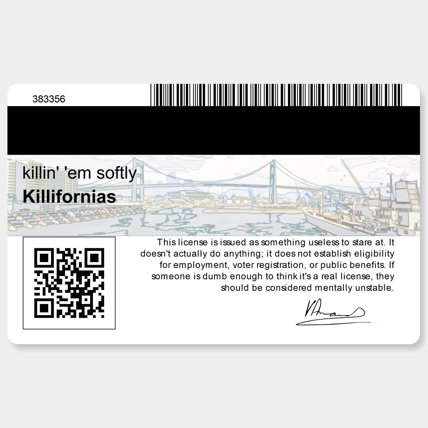 create drivers license barcode