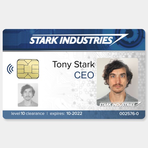 Stark Industries Employee ID Badge FRONT